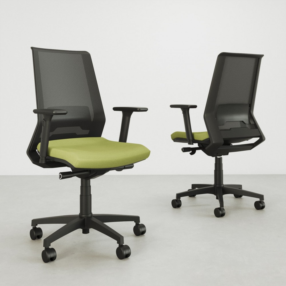 Silla  de oficina Ania Grey - Bikkom