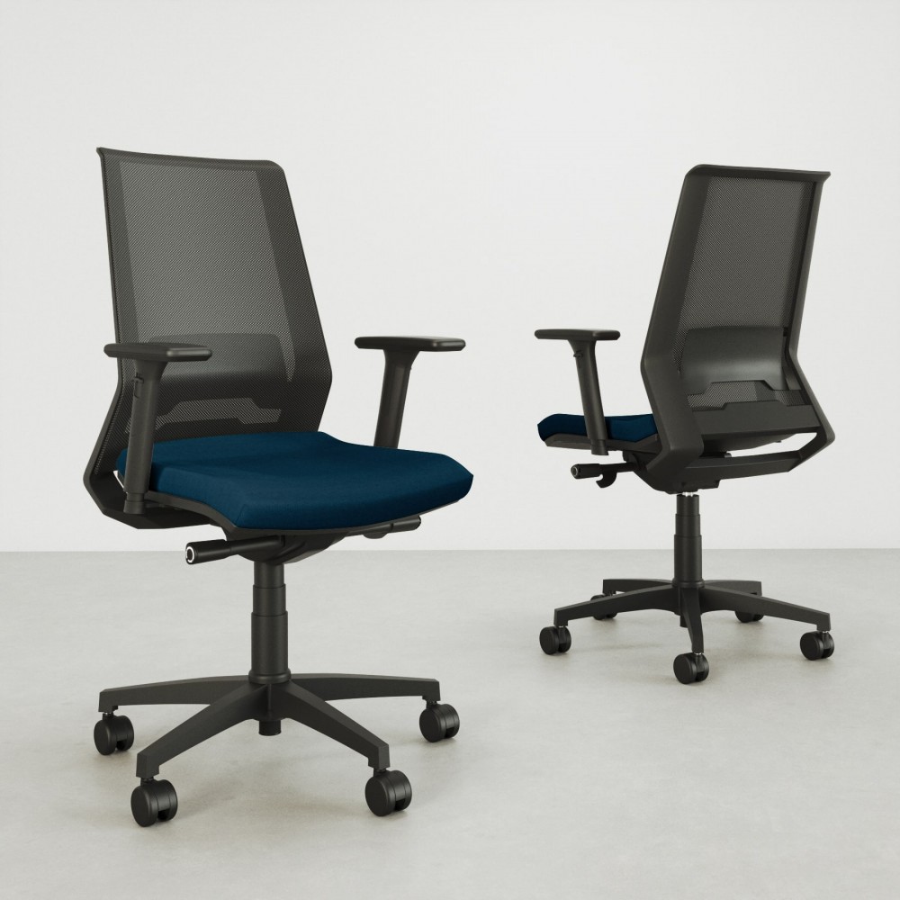 Silla  de oficina Ania Grey - Bikkom